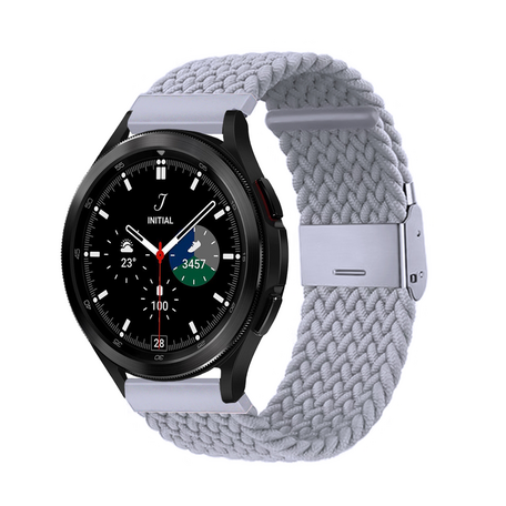 Braided bandje - Grijs - Samsung Galaxy Watch 4 Classic - 42mm / 46mm
