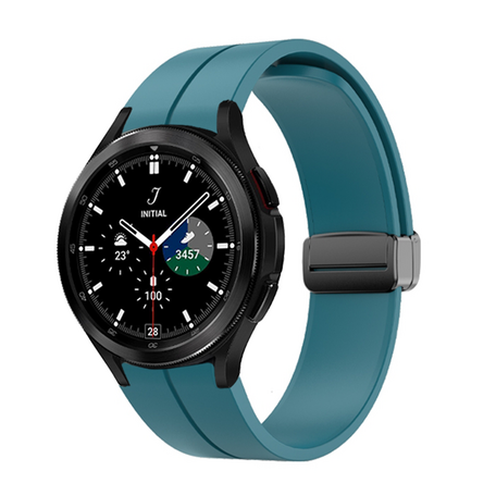 D-buckle sportbandje - Blauwgroen - Samsung Galaxy Watch 4 Classic - 42mm & 46mm