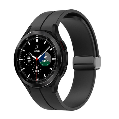 D-buckle sportbandje - Zwart - Samsung Galaxy Watch 4 Classic - 42mm & 46mm