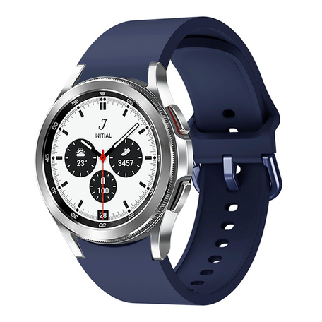 Samsung Galaxy Watch 4 Classic - 42mm & 46mm - Classic sportbandje - Donkerblauw