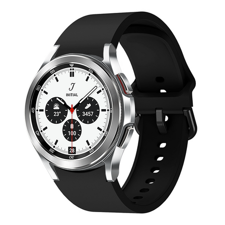 Samsung Galaxy Watch 4 Classic - 42mm & 46mm - Classic sportbandje - Zwart