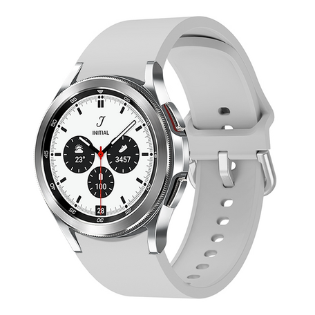 Samsung Galaxy Watch 4 Classic - 42mm & 46mm - Classic sportbandje - Grijs