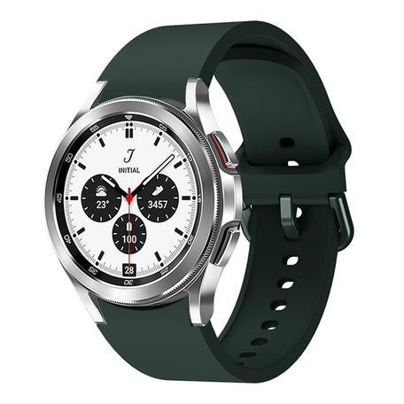 Samsung Galaxy Watch 4 Classic - 42mm & 46mm - Classic sportbandje - Donkergroen