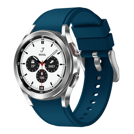 Samsung Galaxy Watch 4 Classic - 42mm & 46mm - Siliconen sportband - Blauwgroen