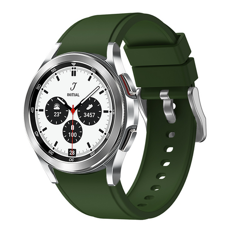 Samsung Galaxy Watch 4 Classic - 42mm & 46mm - Siliconen sportband - Groen