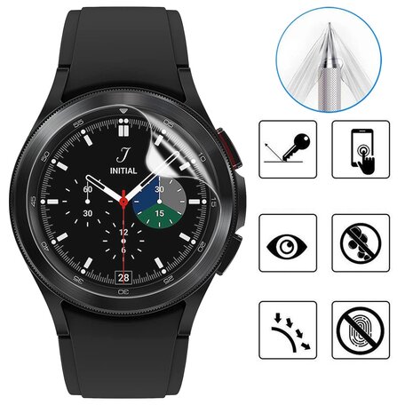Screen protector Film - Full cover - Geschikt voor de Samsung Galaxy Watch 4 Classic - 46mm