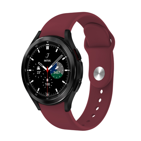 Samsung Galaxy Watch 4 Classic - 42mm & 46mm - Sportbandje - Bordeaux