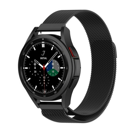 Milanese bandje - Zwart - Samsung Galaxy Watch 4 Classic - 42mm / 46mm