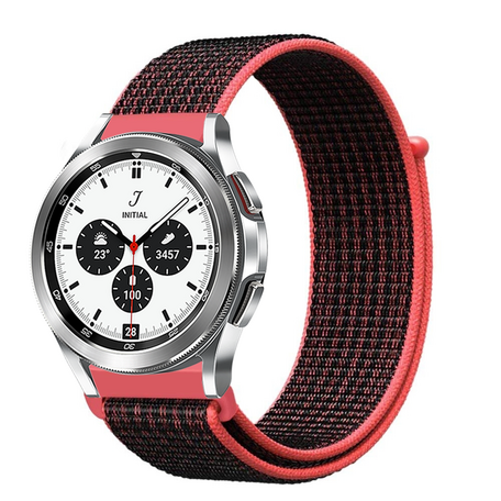 Sport Loop nylon bandje - Rood/oranje - Samsung Galaxy Watch 4 Classic - 42mm / 46mm