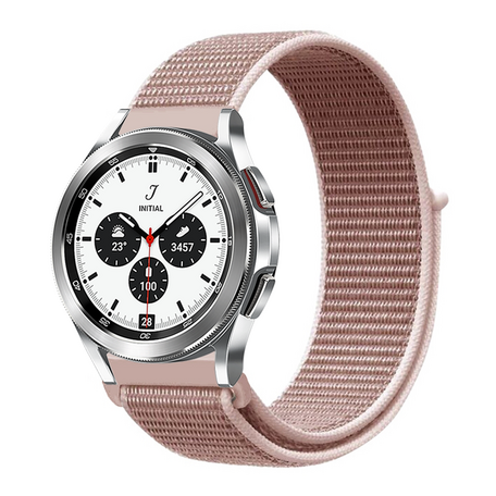 Sport Loop nylon bandje - Zacht roze - Samsung Galaxy Watch 4 Classic - 42mm / 46mm