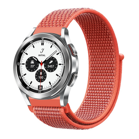 Sport Loop nylon bandje - Rood - Samsung Galaxy Watch 4 Classic - 42mm / 46mm