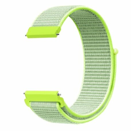 Sport Loop nylon bandje - Geel - Samsung Galaxy Watch 4 Classic - 42mm / 46mm