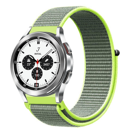 Sport Loop bandje - Neon groen - Samsung Galaxy Watch 4 Classic - 42mm / 46mm