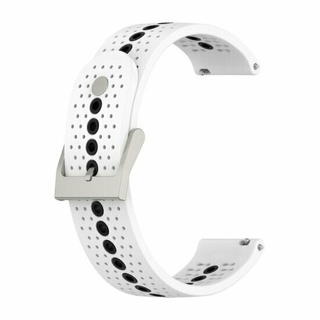 Dot Pattern bandje - Wit - Samsung Galaxy Watch 3 - 45mm