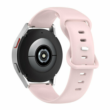 Solid color sportband - Roze - Samsung Galaxy Watch 3 - 45mm