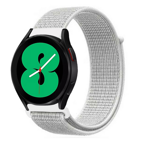 Sport Loop nylon bandje - Wit - Samsung Galaxy Watch 3 - 45mm