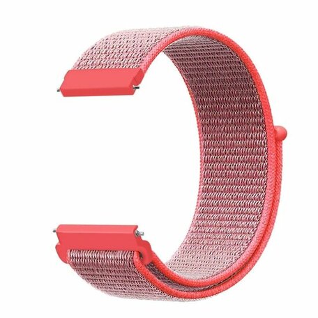 Sport Loop nylon bandje - Roze - Samsung Galaxy Watch 3 - 45mm