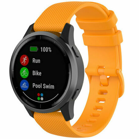 Sportband met motief - Oranje - Samsung Galaxy Watch 3 - 45mm