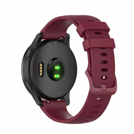 Sportband met motief - Wijnrood - Samsung Galaxy Watch 3 - 41mm