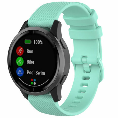Sportband met motief - Turquoise - Samsung Galaxy Watch Active 2