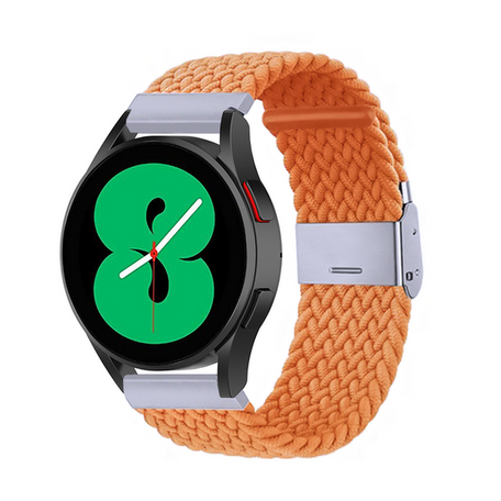 Braided nylon bandje - Oranje - Samsung Galaxy Watch - 42mm