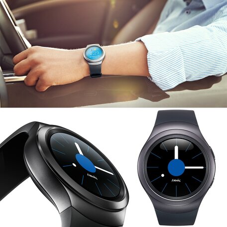 Samsung Gear S2 onecolor sport bandje - Zwart