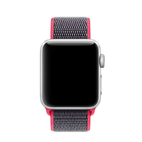 Sport Loop nylon bandje - Magenta - Geschikt voor Apple Watch 42mm / 44mm / 45mm / 49mm