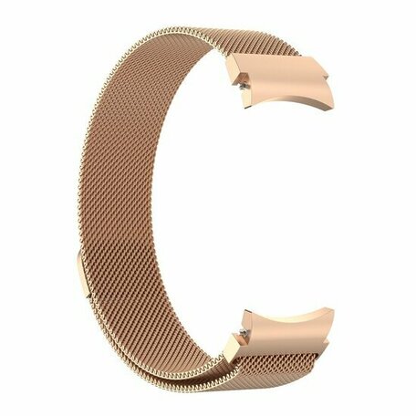Samsung Galaxy Watch 4 - 40mm / 44mm - Milanese bandje (ronde connector) - Champagne goud