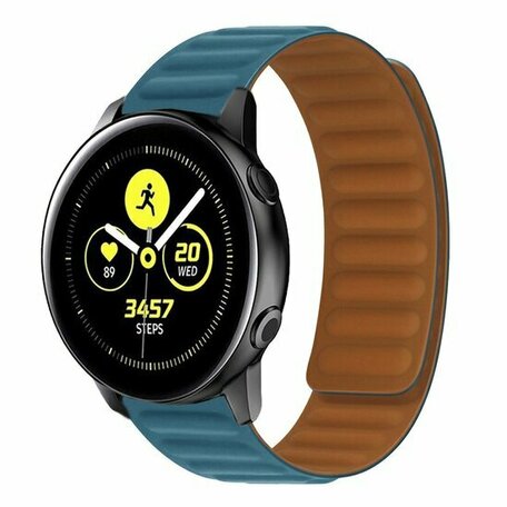 Siliconen Loop bandje - Blauwgroen - Samsung Galaxy Watch 5 Pro - 45mm
