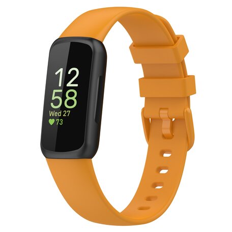 Fitbit Inspire 3 - Sportbandje met gesp - Maat: Large - Oker