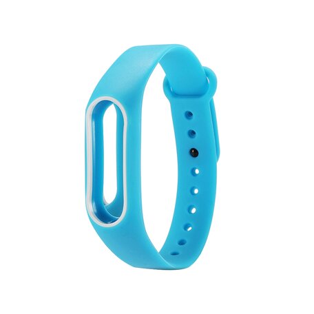 Xiaomi Mi band 2 DUO COLOR bandje voor CA0600B - Blauw