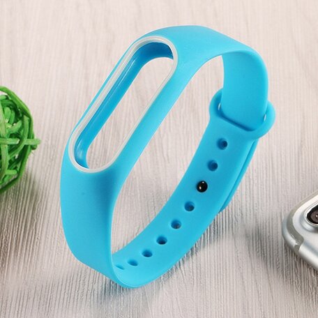 Xiaomi Mi band 2 DUO COLOR bandje voor CA0600B - Blauw