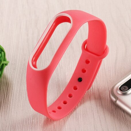 Xiaomi Mi band 2 DUO COLOR bandje voor CA0600B - Roze