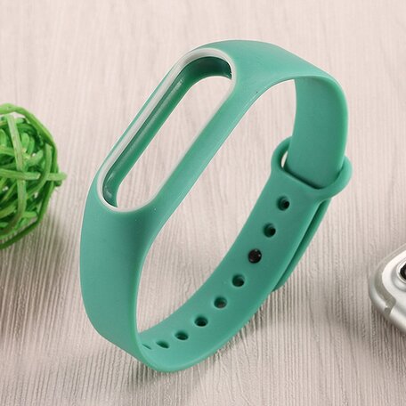 Xiaomi Mi band 2 DUO COLOR bandje voor CA0600B - Groen