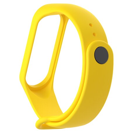 Xiaomi Mi band 3 / 4 / 5 / 6 / 7 bandje OneColor - Geel