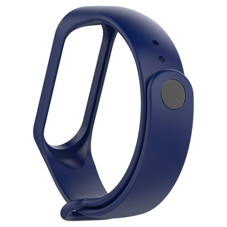 Xiaomi Mi band 3 / 4 / 5 / 6 / 7 bandje OneColor - Navy blauw