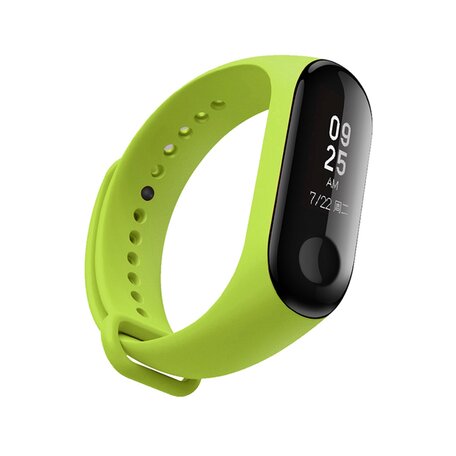 Xiaomi Mi band 3 / 4 / 5 / 6 / 7 bandje OneColor - Groen