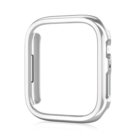 Hard case 41mm - Zilver (glans) - Geschikt voor Apple Watch 41mm