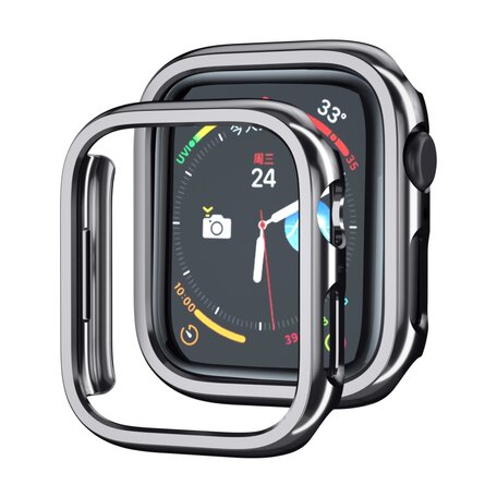 Hard case 41mm - Zwart (glans) - Geschikt voor Apple Watch 41mm