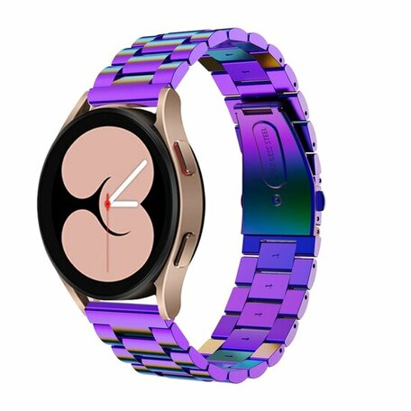 Samsung Galaxy Watch Active 2 - Stalen schakelband - Multicolor