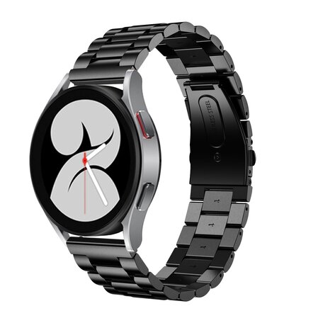 Stalen schakelband - Zwart - Samsung Galaxy Watch 4 - 40mm / 44mm