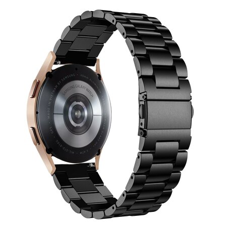 Stalen schakelband - Zwart - Samsung Galaxy Watch 4 - 40mm / 44mm