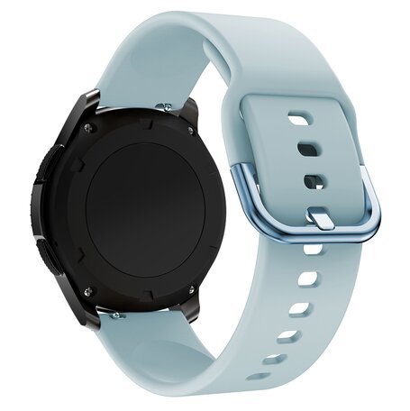 Siliconen sportband - Lichtblauw - Samsung Galaxy Watch 3 - 45mm