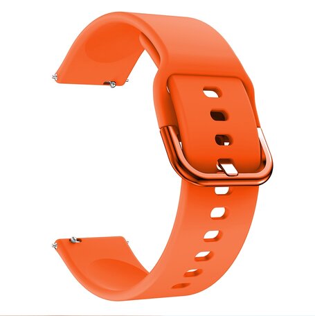 Siliconen sportband - Oranje - Samsung Galaxy Watch 3 - 45mm