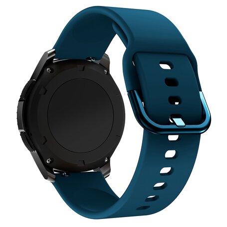 Siliconen sportband - Zee blauw - Samsung Galaxy Watch 3 - 45mm