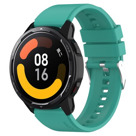 Siliconen sportband - Aqua groen - Samsung Galaxy Watch 3 - 45mm