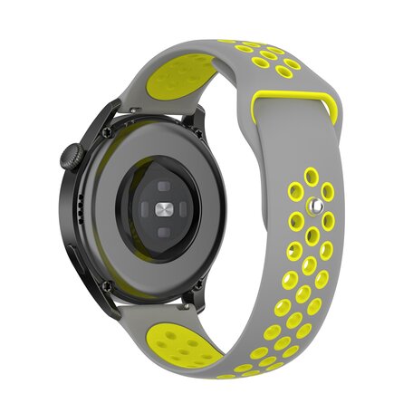 Sport Edition - Grijs + geel - Samsung Galaxy Watch 3 - 45mm