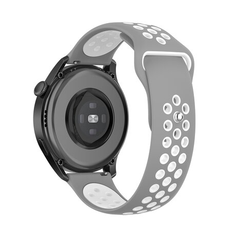 Sport Edition - Grijs + wit - Samsung Galaxy Watch 3 - 45mm