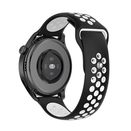 Sport Edition - Zwart + wit - Samsung Galaxy Watch 3 - 45mm