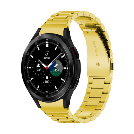 Samsung Galaxy Watch 4 Classic - 42mm / 46mm - Stalen schakelband - Goud